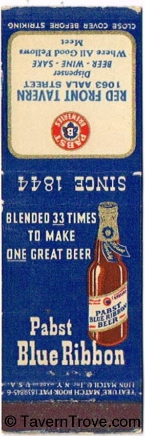 Pabst Blue Ribbon Beer