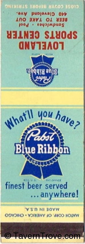 Pabst Blue Ribbon Beer