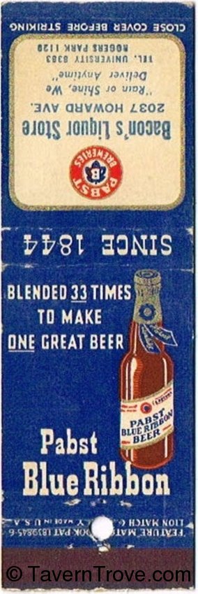 Pabst Blue Ribbon Beer