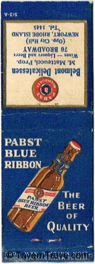 Pabst Blue Ribbon Beer