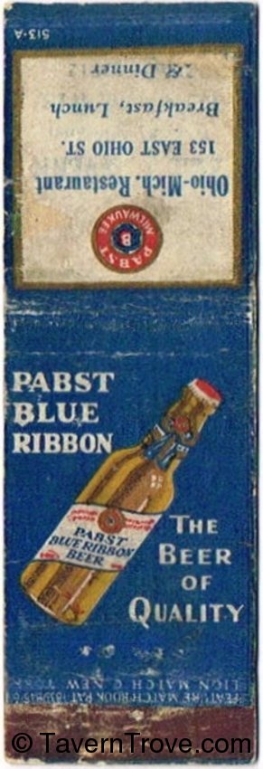 Pabst Blue Ribbon Beer