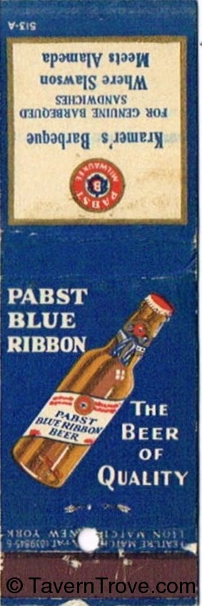 Pabst Blue Ribbon Beer