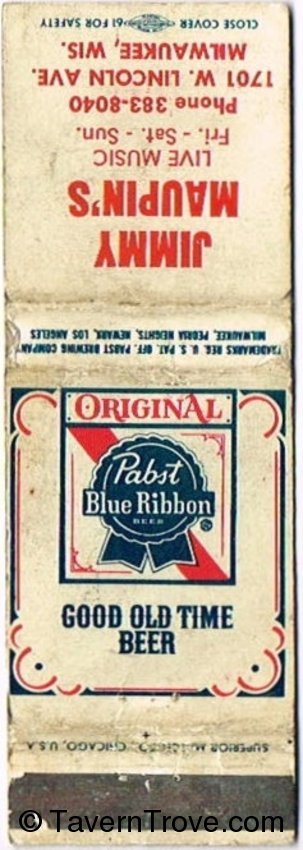 Pabst Blue Ribbon Beer