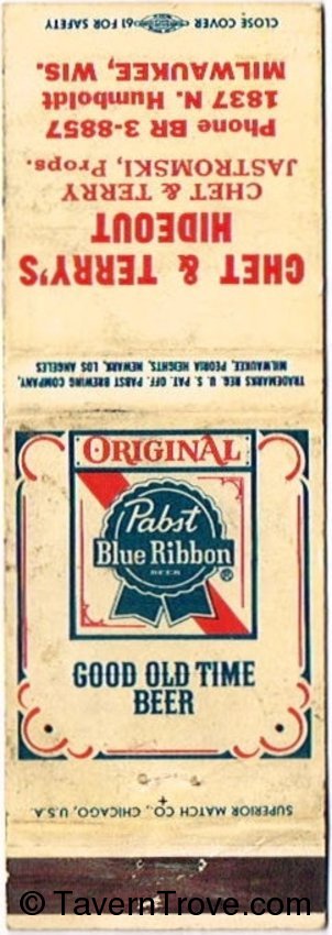 Pabst Blue Ribbon Beer