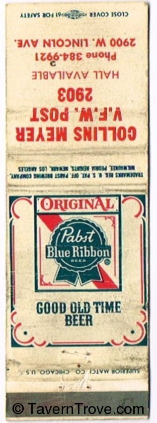 Pabst Blue Ribbon Beer