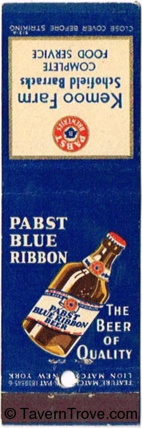 Pabst Blue Ribbon Beer