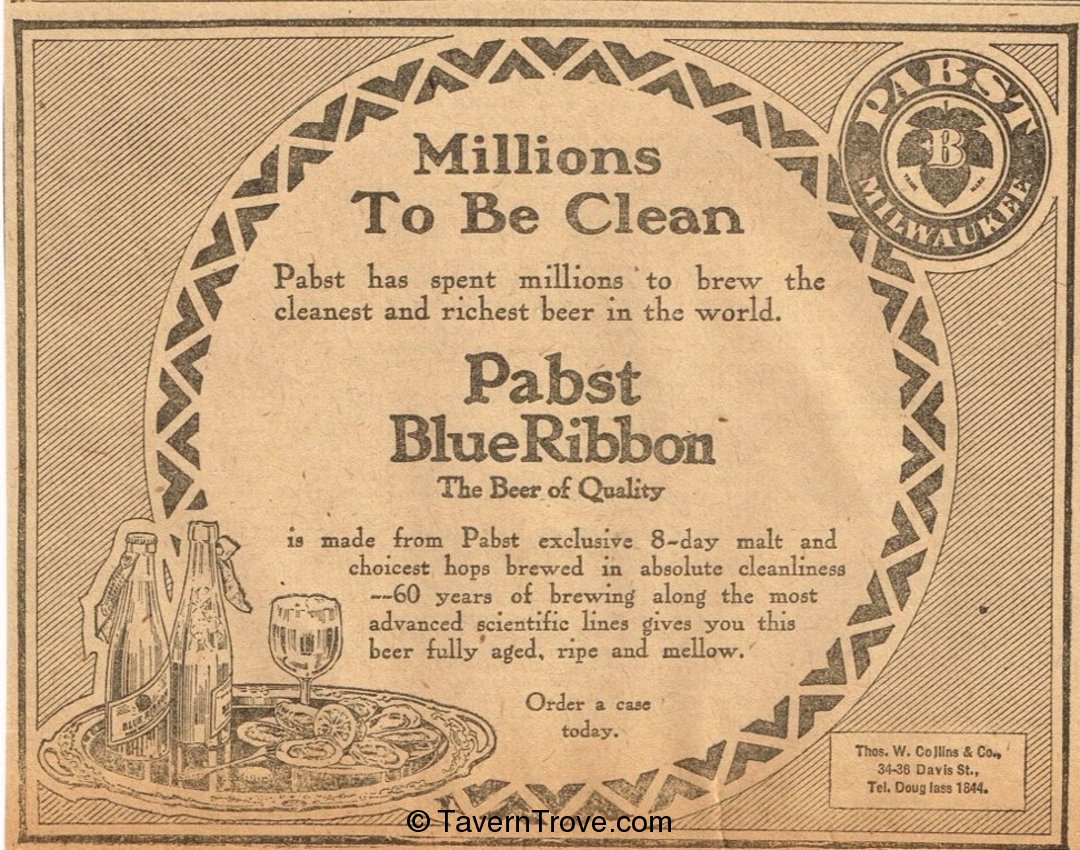 Pabst Blue Ribbon Beer