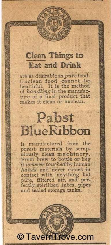 Pabst Blue Ribbon Beer