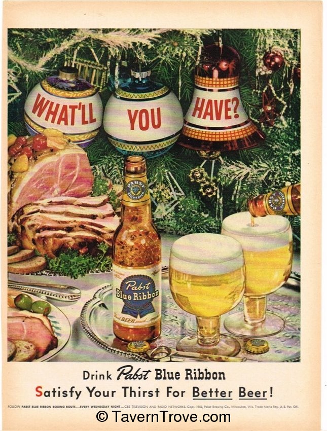 Pabst Blue Ribbon Beer