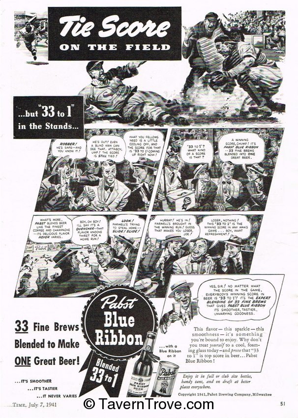 Pabst Blue Ribbon Beer