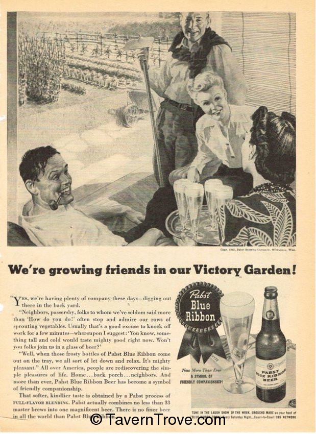Pabst Blue Ribbon Beer