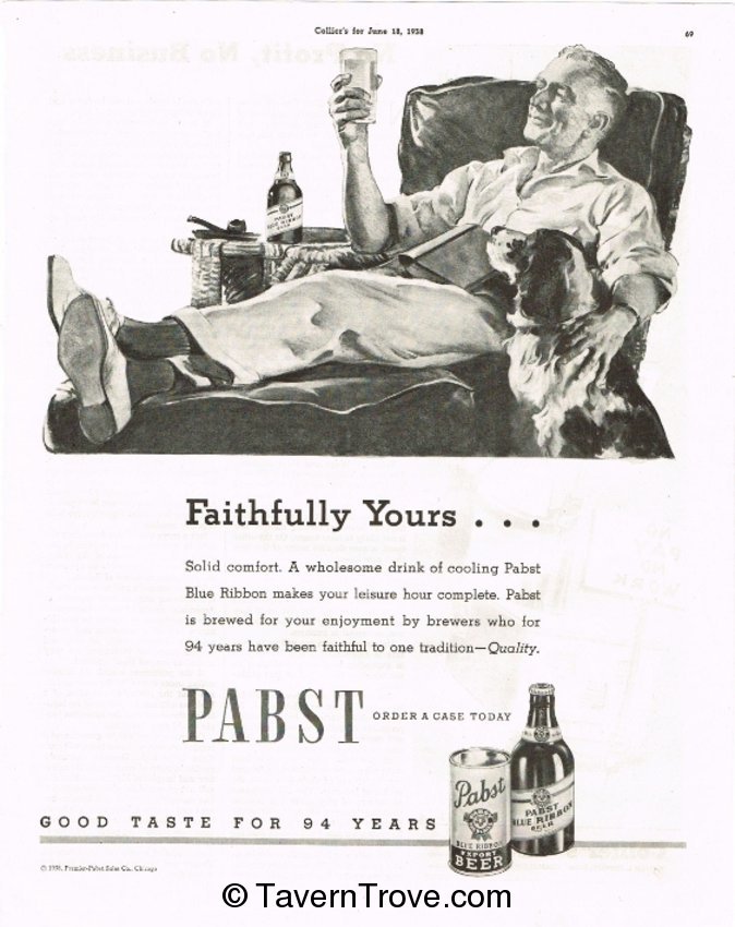 Pabst Blue Ribbon Beer