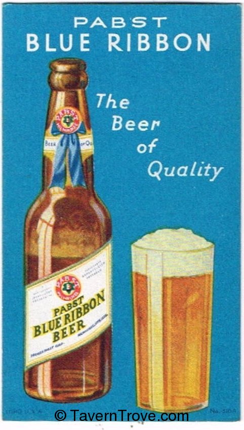 Pabst Blue Ribbon Beer