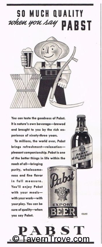 Pabst Export Beer