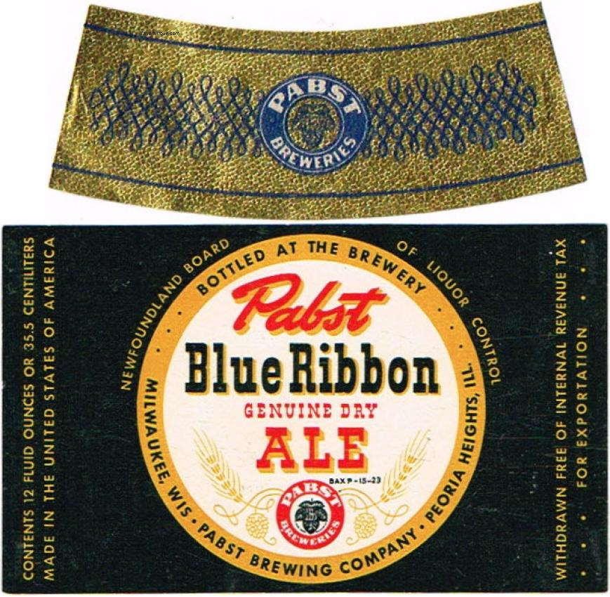 Pabst Blue Ribbon Ale (Newfoundland)