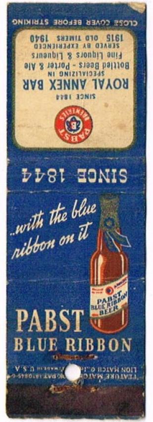 Pabst Blue Ribbon Beer