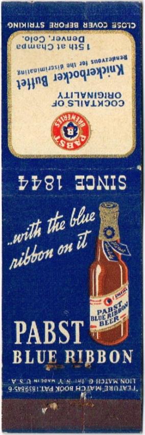 Pabst Blue Ribbon Beer