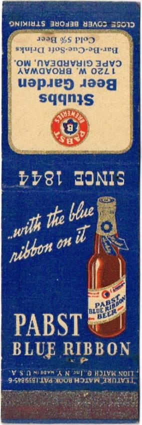 Pabst Blue Ribbon Beer