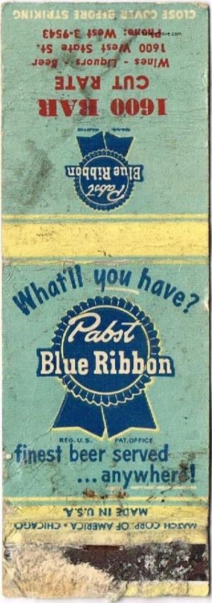 Pabst Blue Ribbon Beer