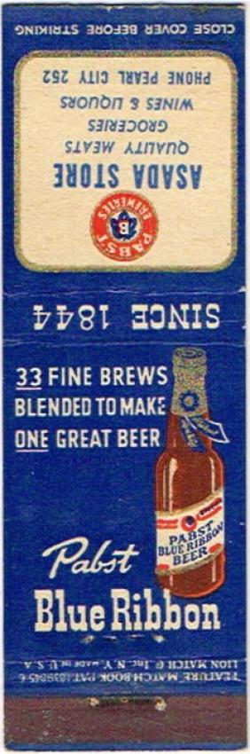 Pabst Blue Ribbon Beer