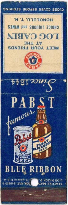 Pabst Blue Ribbon Beer