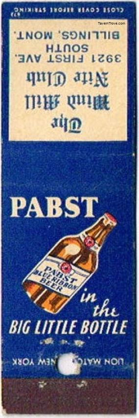 Pabst Blue Ribbon Beer