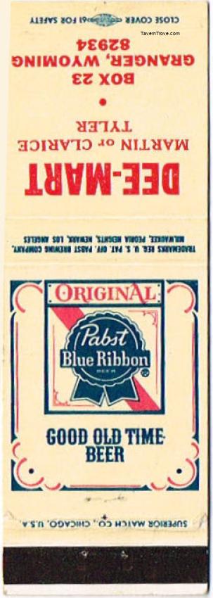 Pabst Blue Ribbon Beer