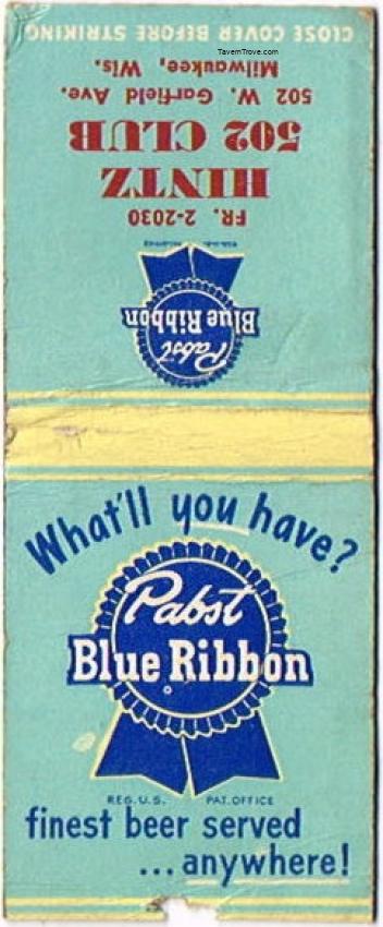 Pabst Blue Ribbon Beer