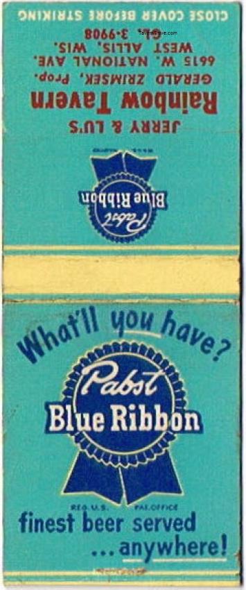 Pabst Blue Ribbon Beer