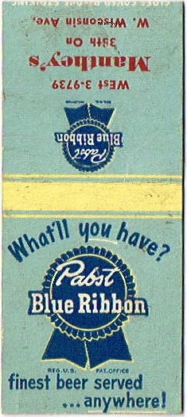 Pabst Blue Ribbon Beer
