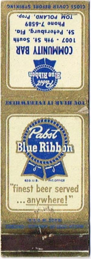 Pabst Blue Ribbon Beer