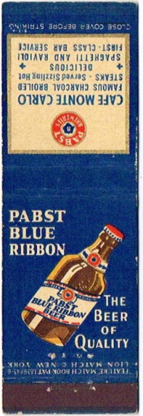 Pabst Blue Ribbon Beer
