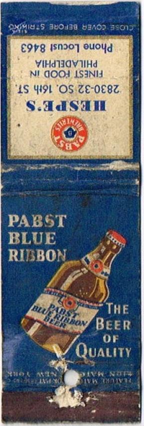 Pabst Blue Ribbon Beer