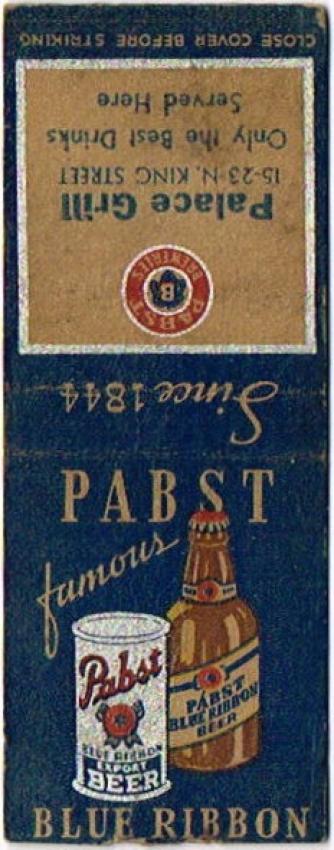 Pabst Blue Ribbon Beer