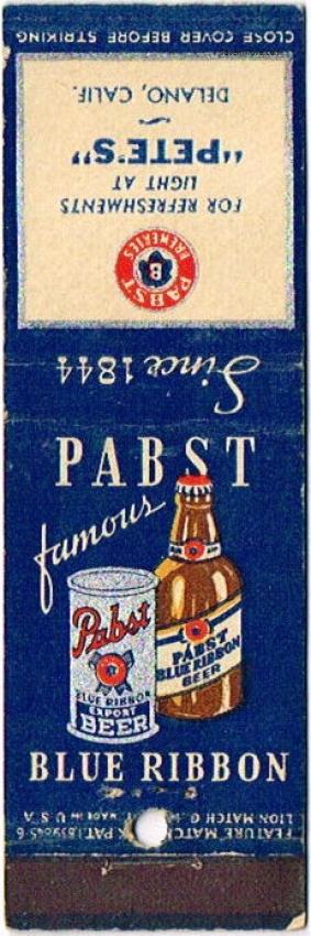 Pabst Blue Ribbon Beer