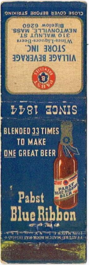 Pabst Blue Ribbon Beer