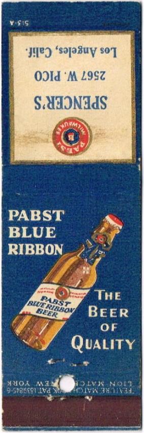Pabst Blue Ribbon Beer