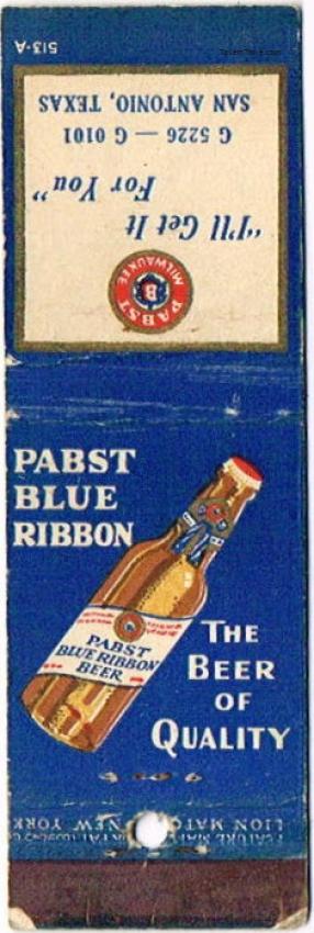 Pabst Blue Ribbon Beer