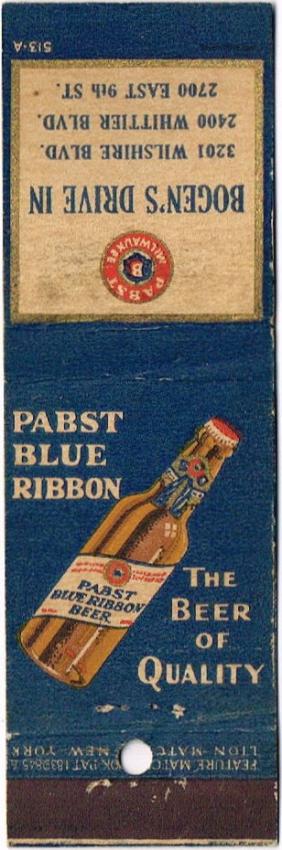 Pabst Blue Ribbon Beer