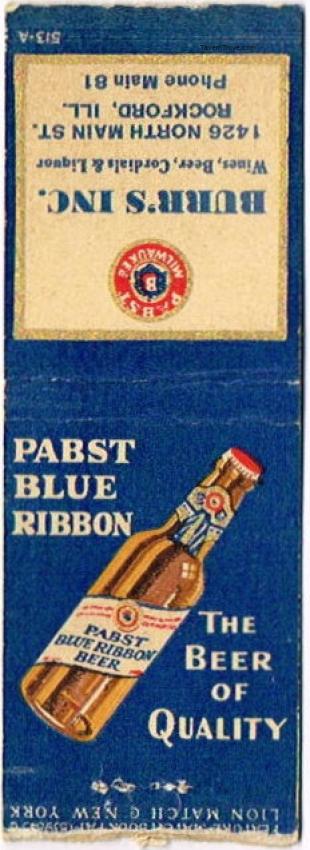 Pabst Blue Ribbon Beer