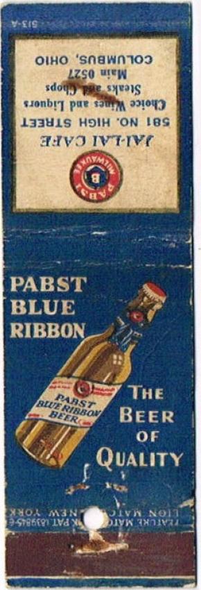 Pabst Blue Ribbon Beer