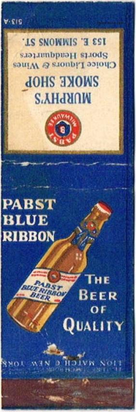 Pabst Blue Ribbon Beer