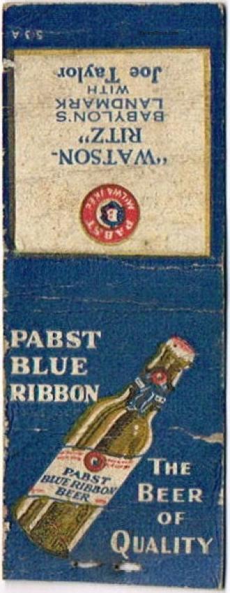 Pabst Blue Ribbon Beer