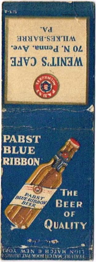 Pabst Blue Ribbon Beer