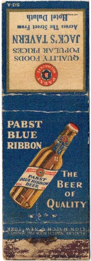 Pabst Blue Ribbon Beer