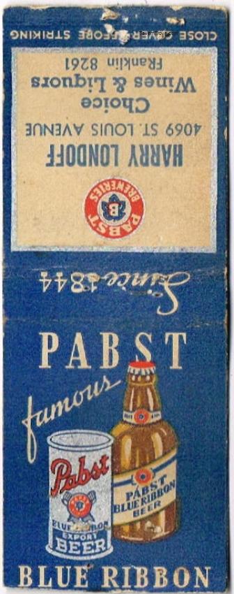 Pabst Blue Ribbon Beer
