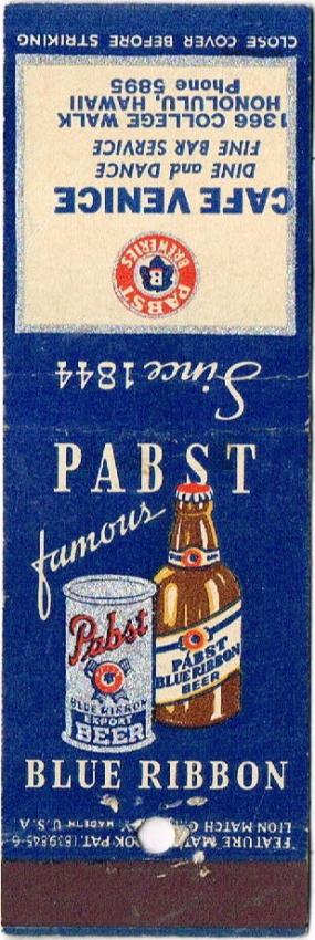 Pabst Blue Ribbon Beer