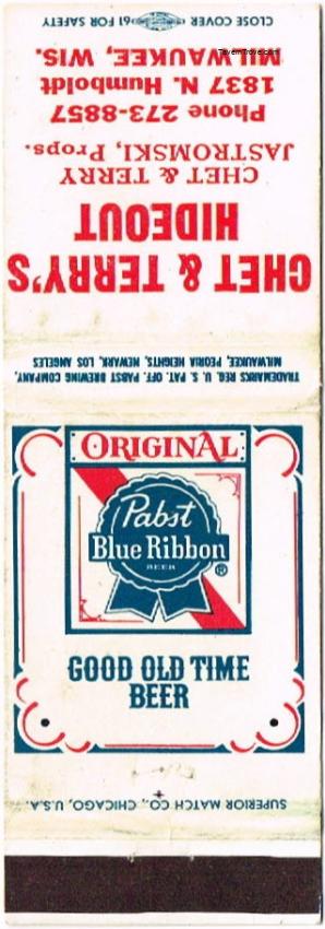 Pabst Blue Ribbon Beer