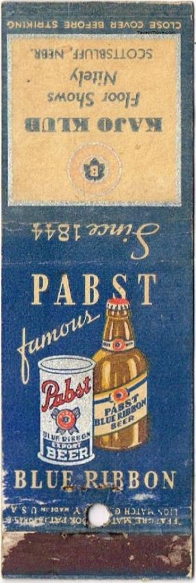 Pabst Blue Ribbon Beer Dupe