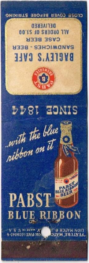 Pabst Blue Ribbon Beer